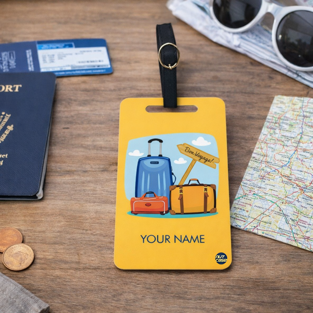 Personalised Travel Tags for Luggage Add Your Name - Suitcases