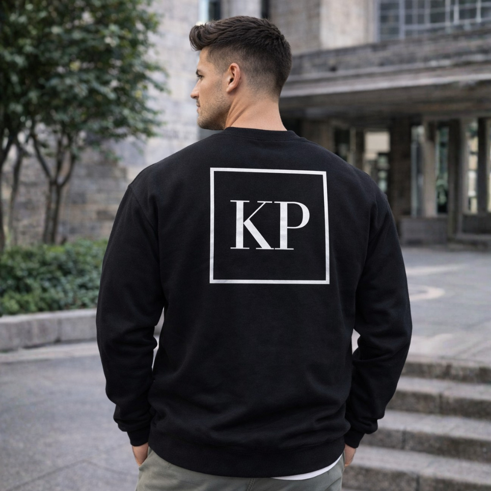 Printed Custom Unisex Sweatshirt Round Neck - Add Initials