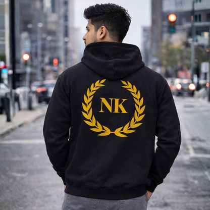 Nutcase Customized Black Hoodie hoodies for Men Women-Add Text