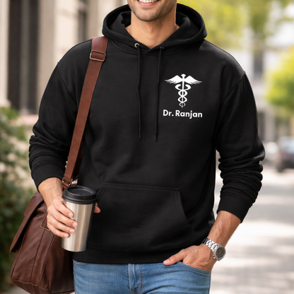 Nutcase Personalized Doctor Hoodie with Logo and Name