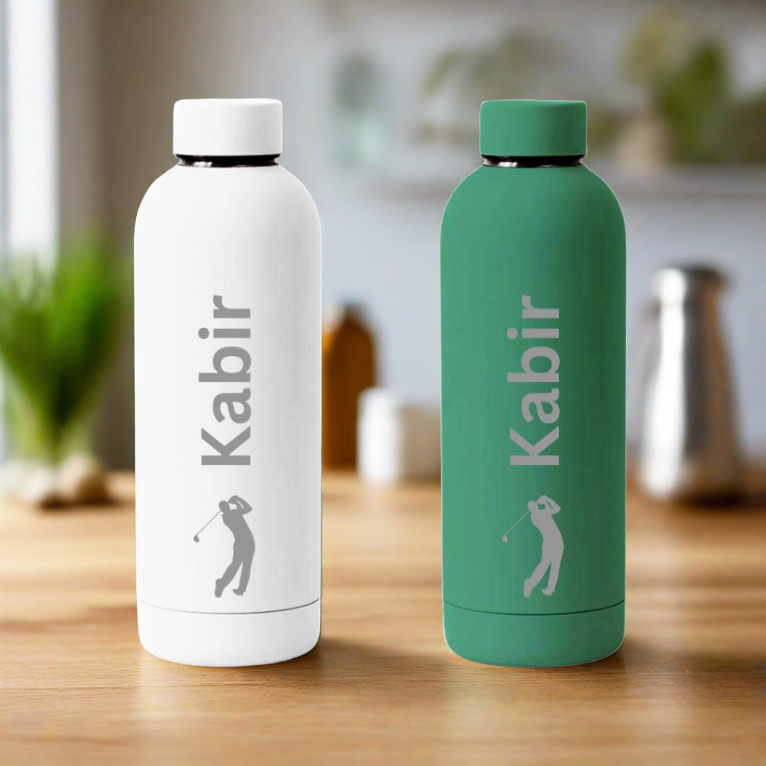 Personalized Bottle For Sports Golf Insulated Water Bottles - 500ml (SET OF 2)