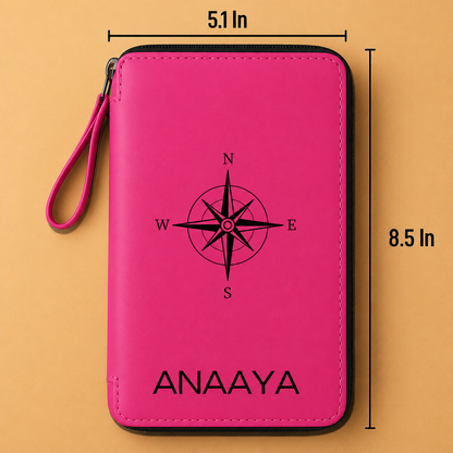 Customized Passport Travel Wallet, Cash,  ID Credit Cards and  Boarding Pass