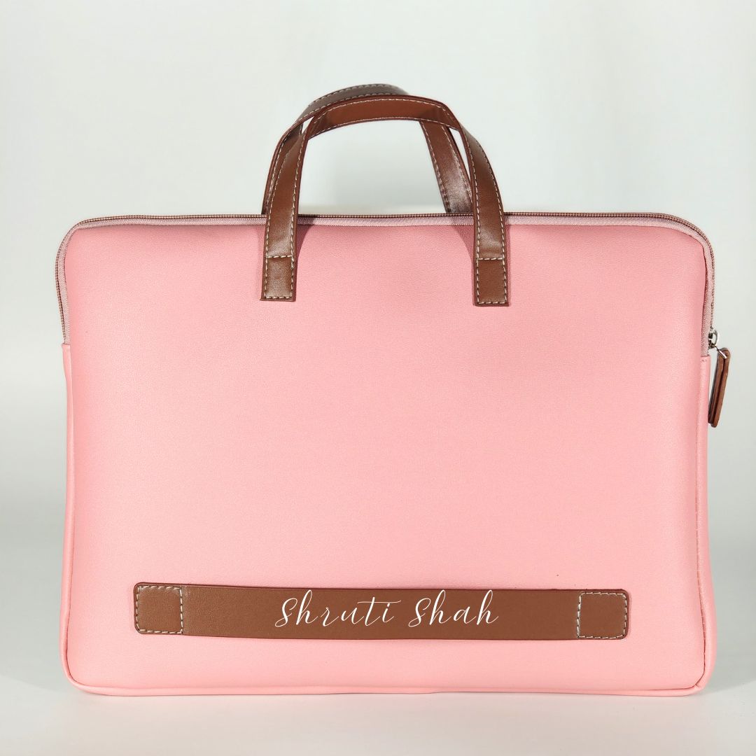 Customized Laptop Bag for Women - Duo Tone Premium Laptop Carry Bag for up to 15” Laptops