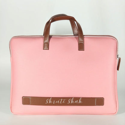 Customized Laptop Bag for Women - Duo Tone Premium Laptop Carry Bag for up to 15” Laptops
