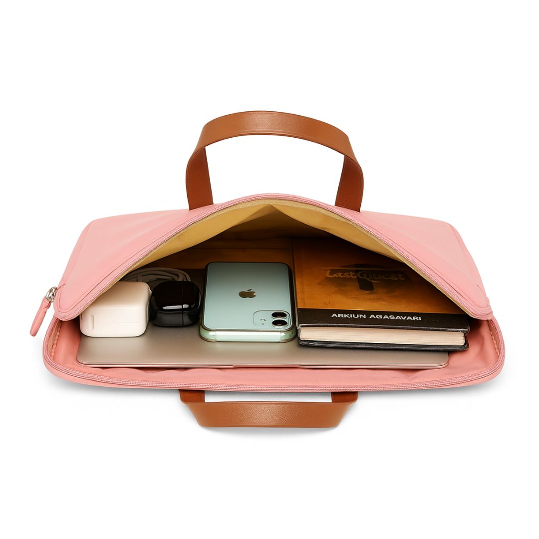 Customized Laptop Bag for Women - Duo Tone Premium Laptop Carry Bag for up to 15” Laptops