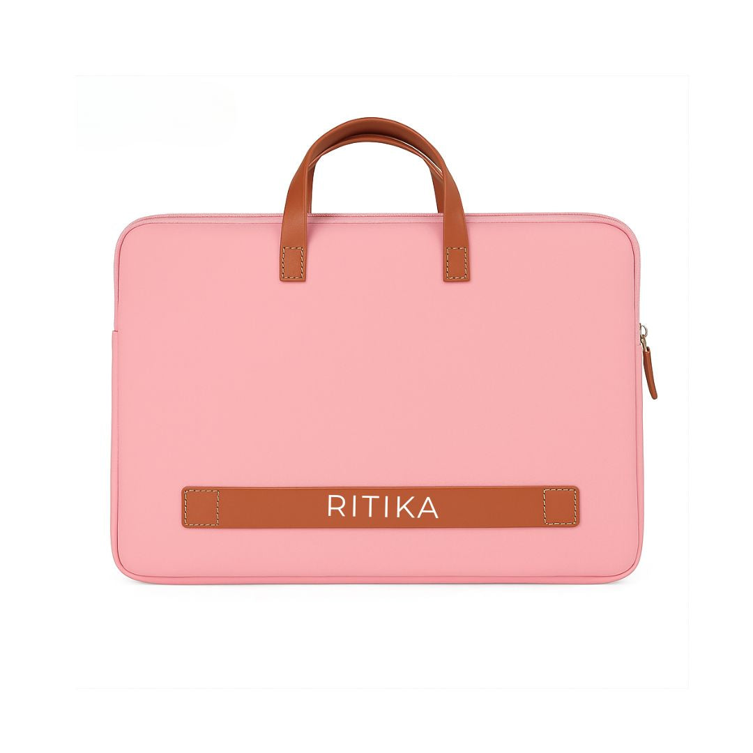 Customized Laptop Bag for Women - Duo Tone Premium Laptop Carry Bag for up to 15” Laptops