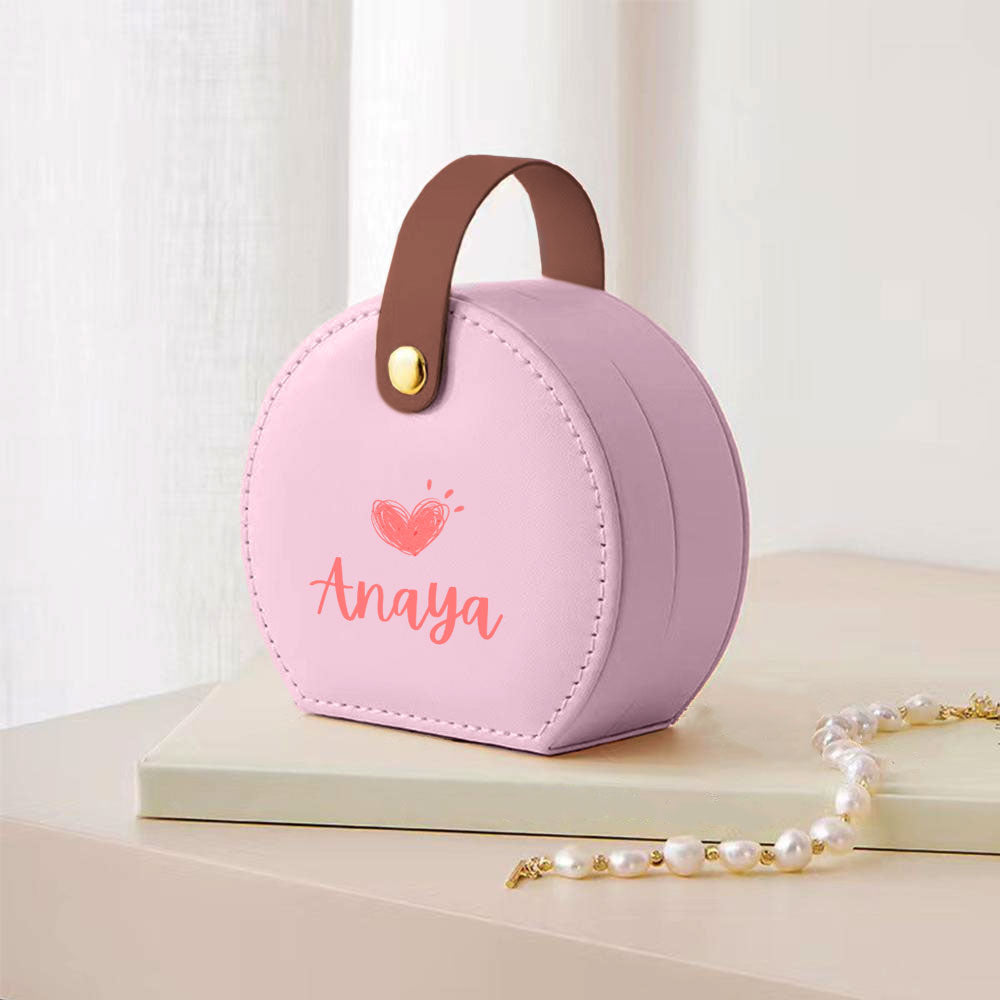 Personalized Small Box for Jewellery Earring, Ring, Necklace - Cute Jewellery Organizer
