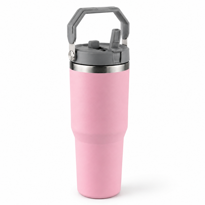 Nutcase Personalized Tumbler with Straw 900ml - BPA-free Double Insulated Sipper Bottle