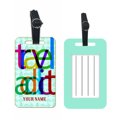 Personalised Passport Cover and Baggage Tag Combo - Travel Addit