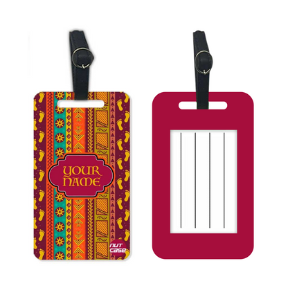 Personalized Passport Cover Baggage Tag Set - Ethnic Designer