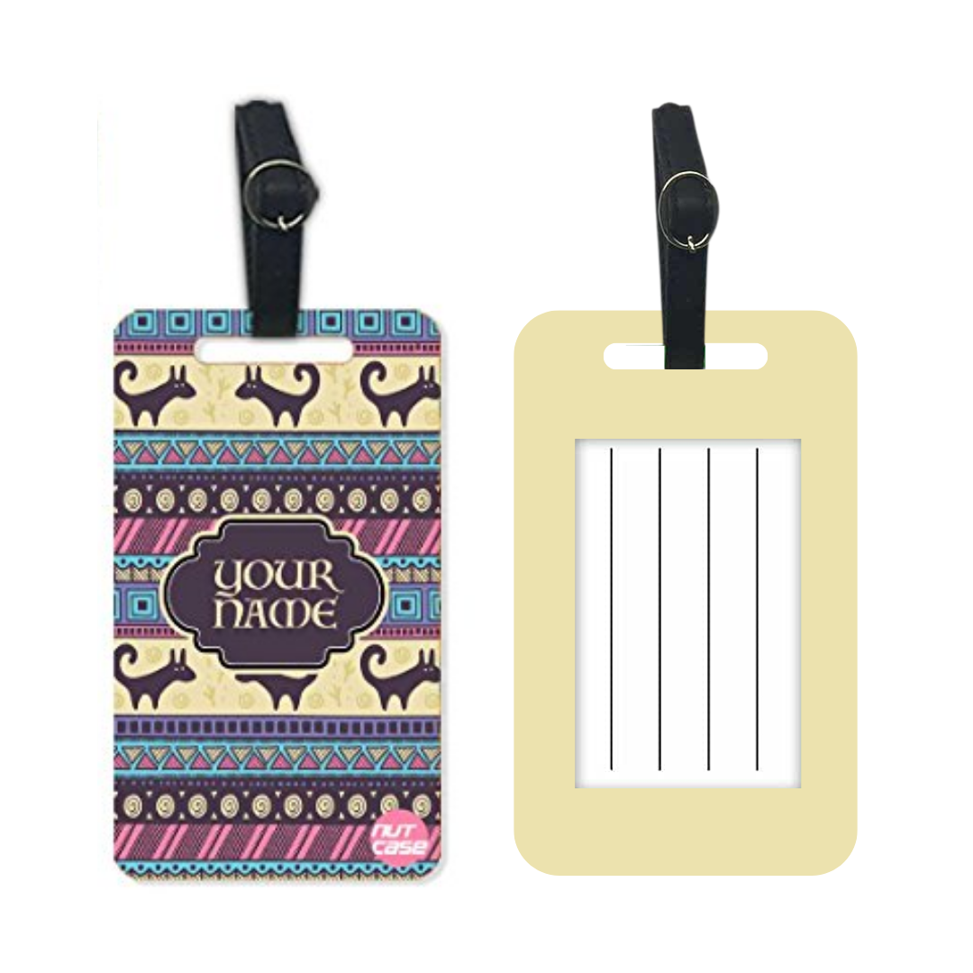 Personalised Passport Cover Luggage Tag Set - Vintage Design