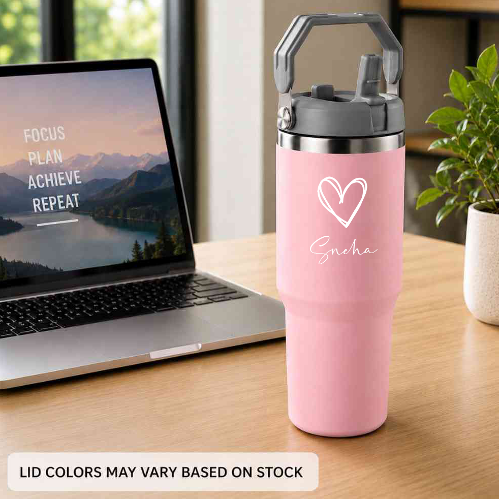 Nutcase Customized Double Insulated Water Bottles 900ml - BPA-free Vacuum Sipper Bottle