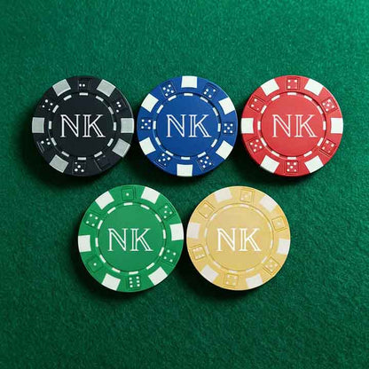 Professional Ceramic Poker - Custom Clay Poker Coin with Playing Cards Non-Tearable & Waterproof (100/200/300 in 5 Colors) - CHIPS COLORS MAY VARY