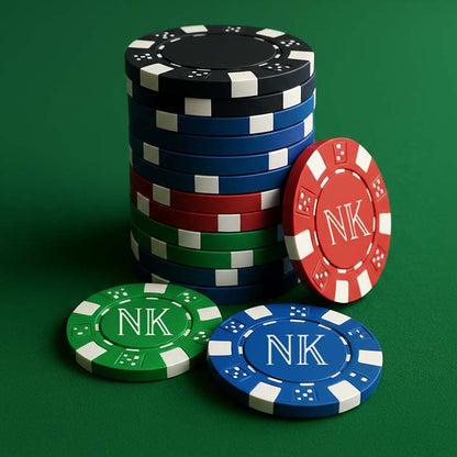 Professional Ceramic Poker - Custom Clay Poker Coin with Playing Cards Non-Tearable & Waterproof (100/200/300 in 5 Colors) - CHIPS COLORS MAY VARY