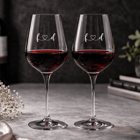 Customized Wine Glasses - Premium Edition Engraved Wine Glass
