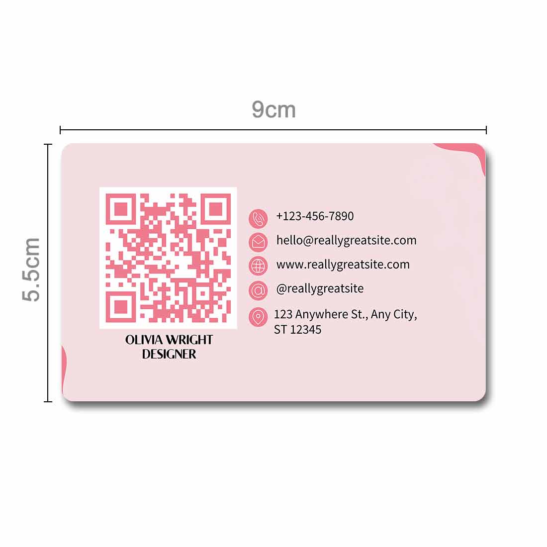 digital qr code business card