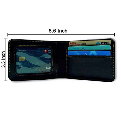 Personalized Raksha Bandhan Gift Set for Brother - Faux Leather Pouch, Wallet, Glass Holder & Rakhi - Available in Black & Brown