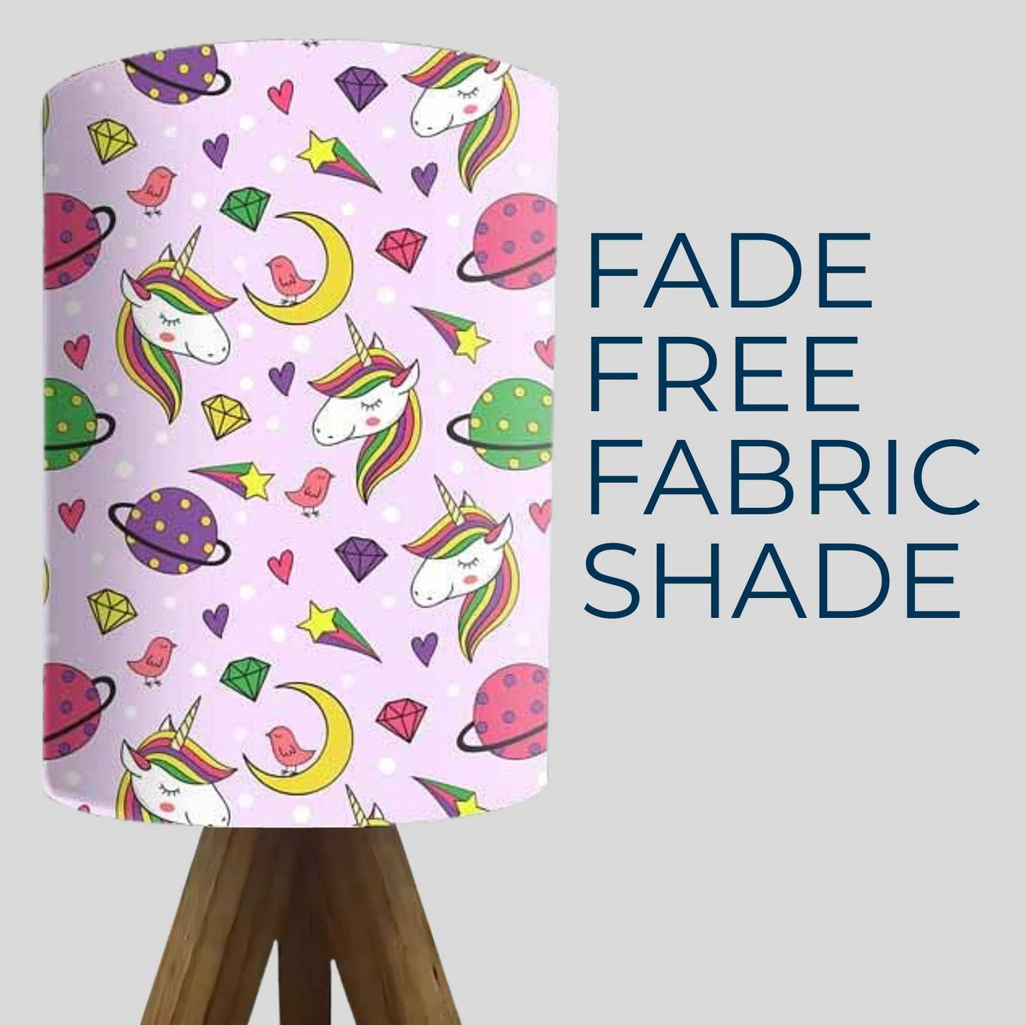 Wooden Bedside Table Lamps For Bedroom-Unicorn (3W LED Bulb Included)