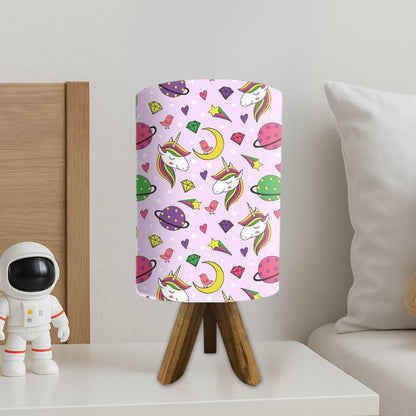Wooden Bedside Table Lamps For Bedroom-Unicorn (3W LED Bulb Included)