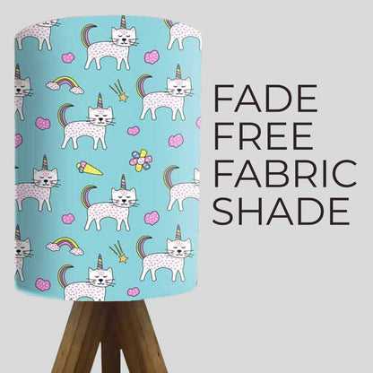 Wooden Table Lamps For Bedroom-Cats (3W LED Bulb Included)