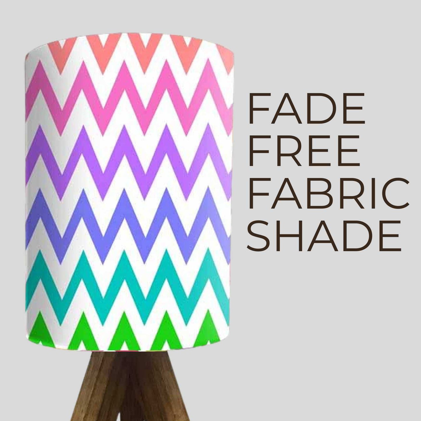 Light Wood Table Lamp For Bedroom-Multicolor Lines (3W LED Bulb Included)