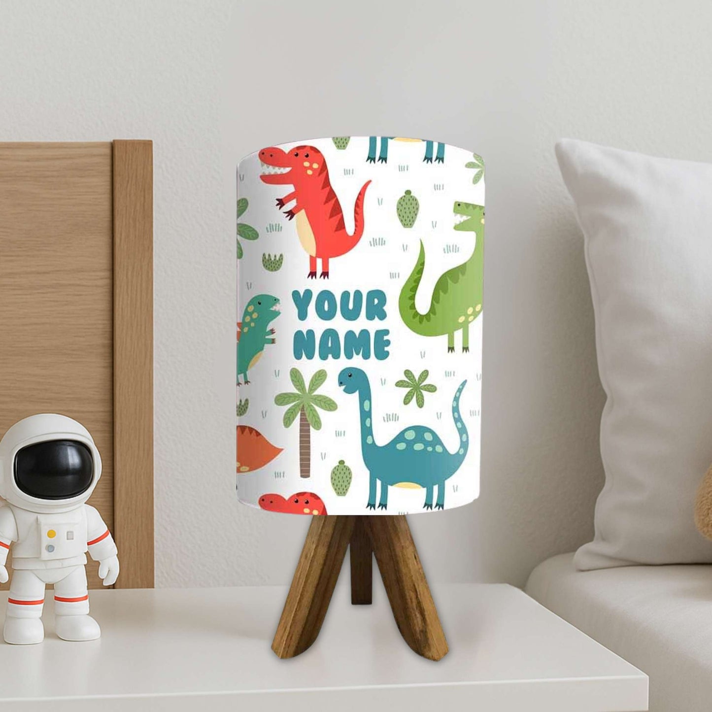 Personalized Lamp For Kids-Dinosour (3W LED Bulb Included)