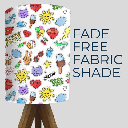 Wooden Bedroom Lamps For Bedroom-Kiss Love (3W LED Bulb Included)