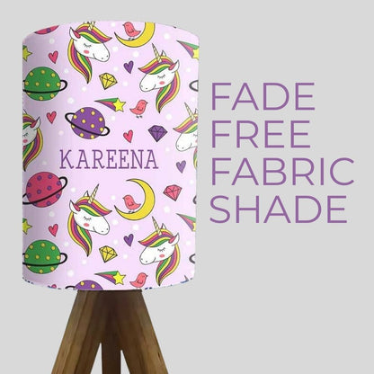 Custom Table Lamp For Kids-Space Unicorn (3W LED Bulb Included)