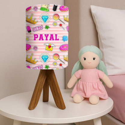 Customized Bedside Lamps For Bedroom Latest-Meow (3W LED Bulb Included)