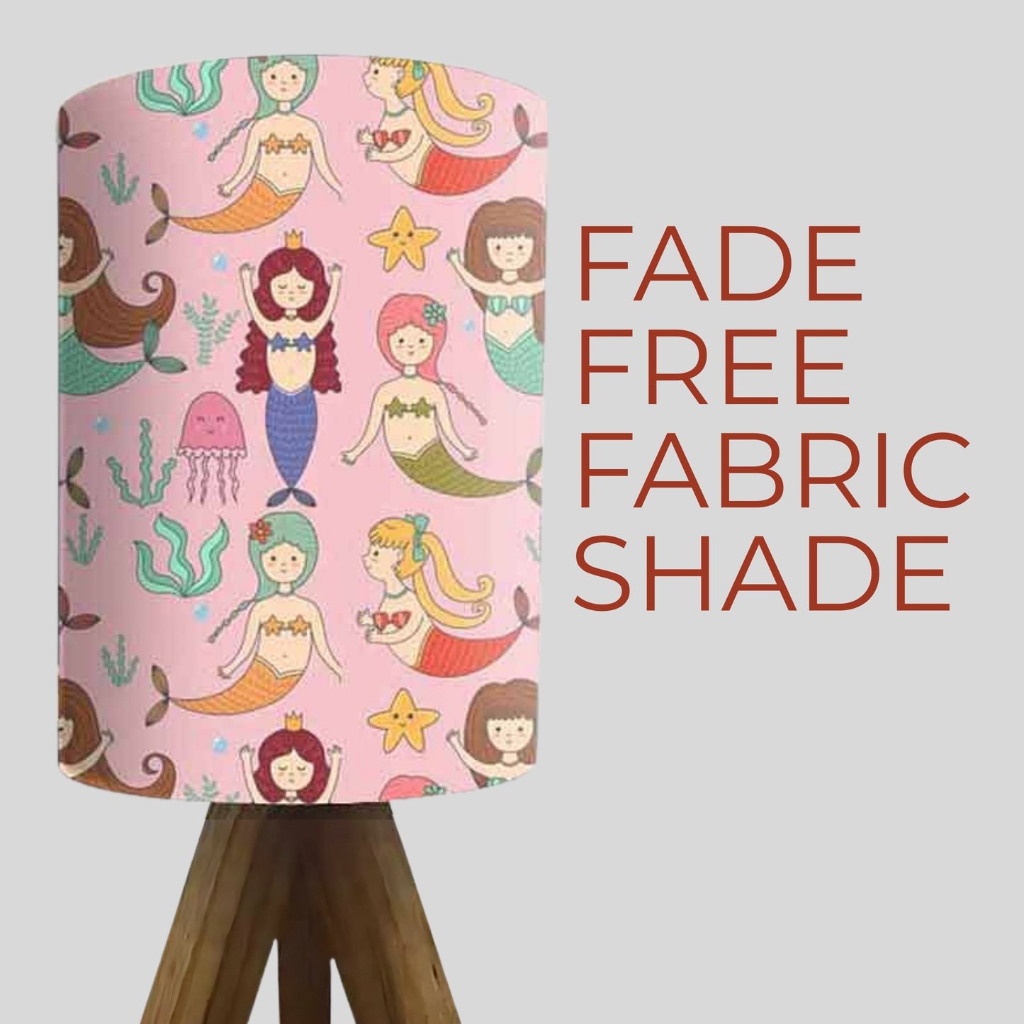 Small Wooden Tripod Lamp with 3w LED Bulb Included