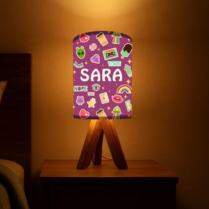 Personalized Tripod Lamp For Living Room-Nope (3W LED Bulb Included)