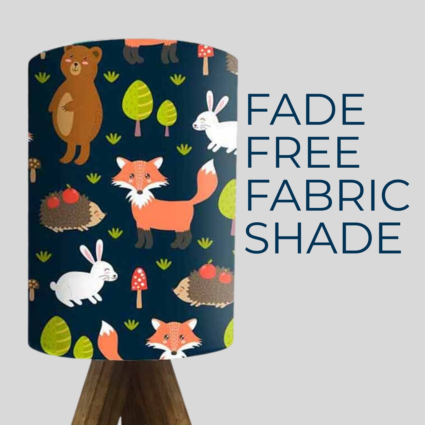 Wooden Bed Lamps For Kids-Cute Fox Bear (3W LED Bulb Included)