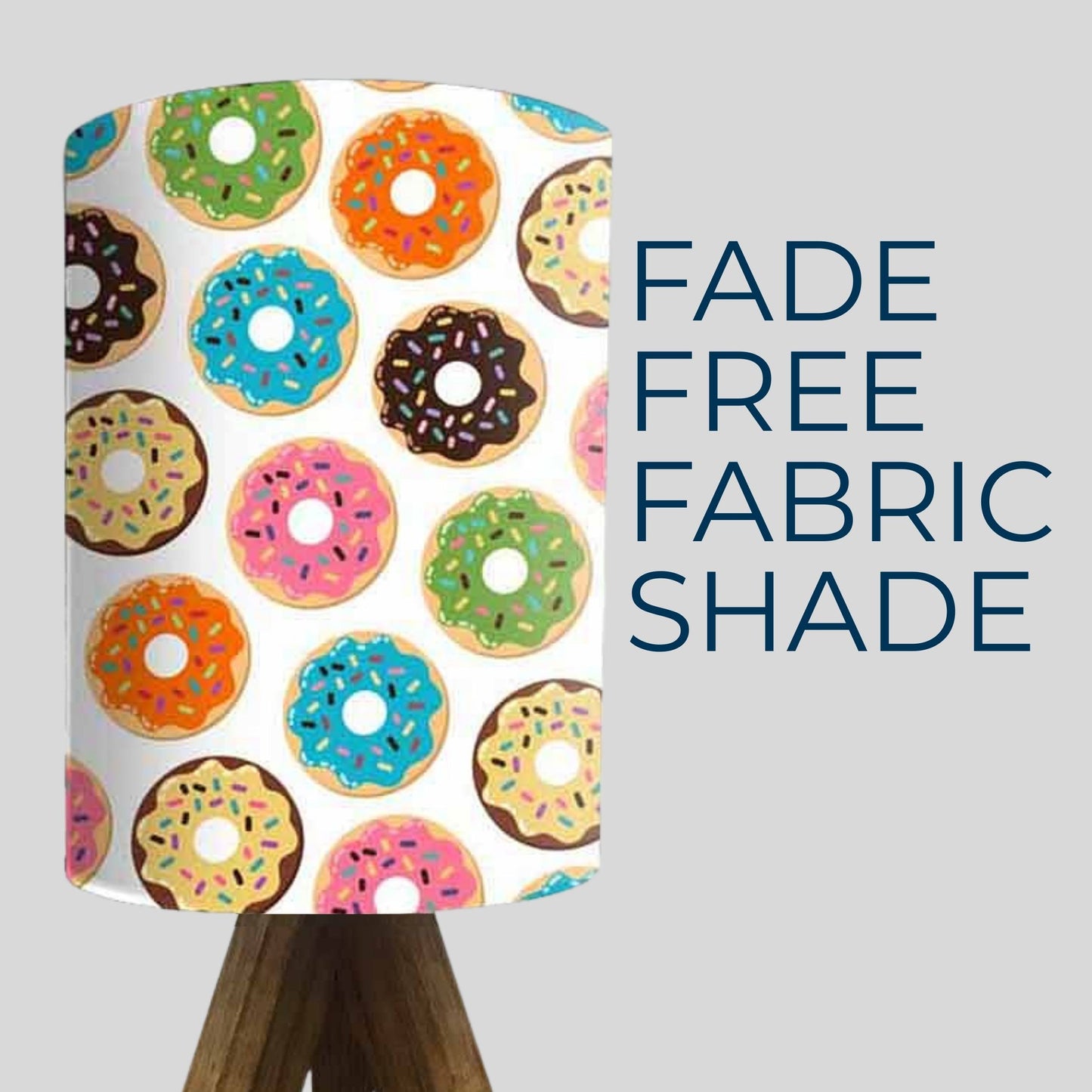 Wooden Base Lamp For Kids-Doughnut (3W LED Bulb Included)