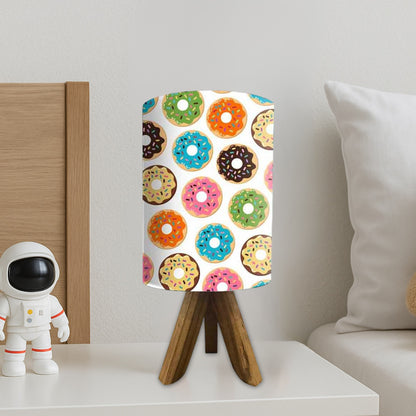 Wooden Base Lamp For Kids-Doughnut (3W LED Bulb Included)