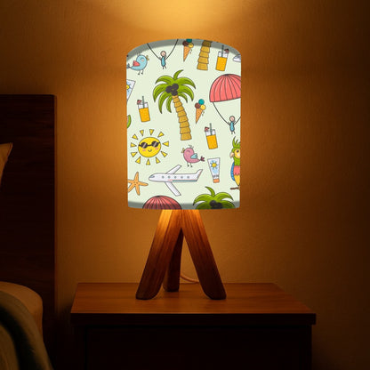 Wooden Led Lamp For Kids -Summer Collection (3W LED Bulb Included)