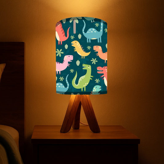 Wooden Table Lamps for living room-Dinosaur (3W LED Bulb Included)