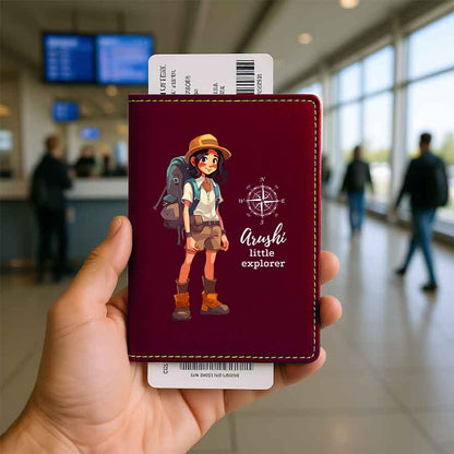 Childrens Passport Holder For Kids  - Little Explorer