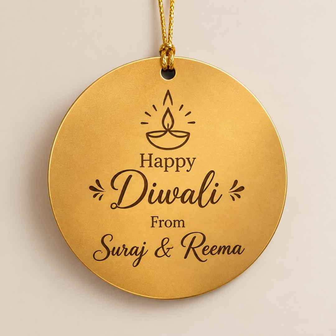 Personalized Diwali Travel Gift Set – Passport Cover, Pouch & Luggage Tag With Evil Eye Design