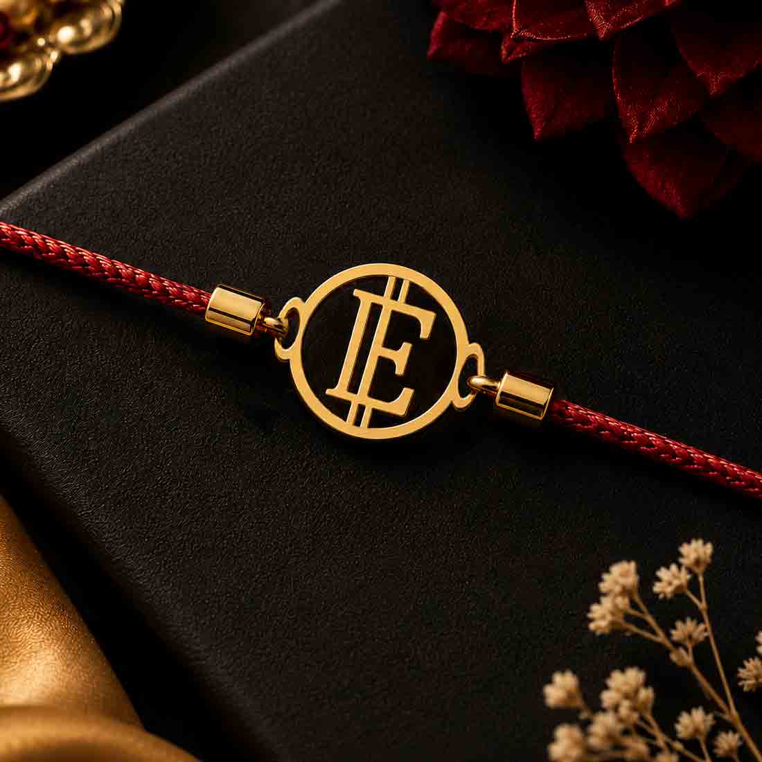Personalized Rakhi for Brothers Monogram Rakhis for Raksha Bandhan