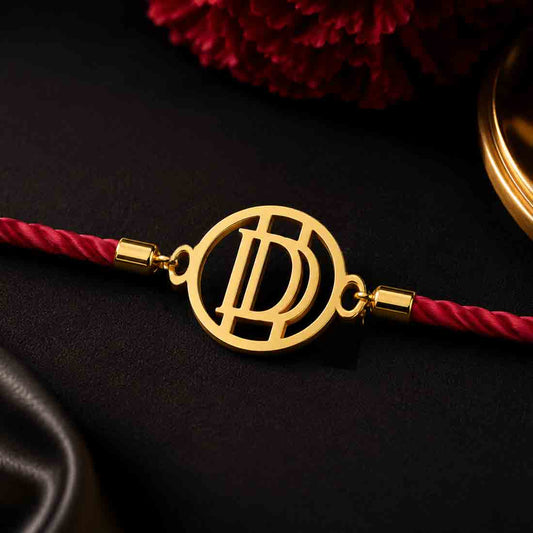 Personalized Rakhi for Brothers Monogram Rakhis for Raksha Bandhan
