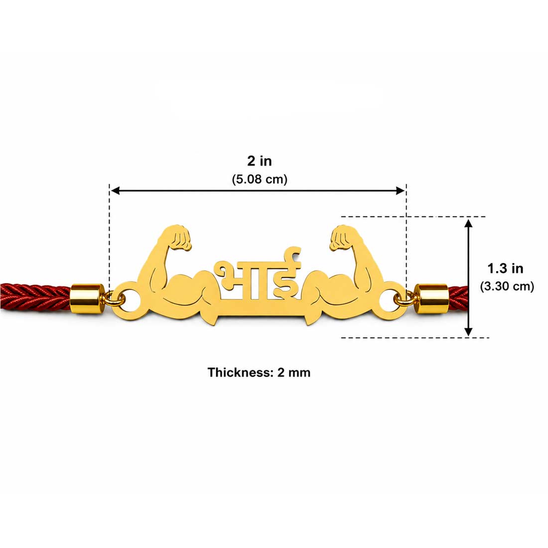 Personalized Gift for Brother - Golden Acrylic Rakhi, Gym Shaker & Water Bottle Rakhi Gift Set for Raksha Bandhan