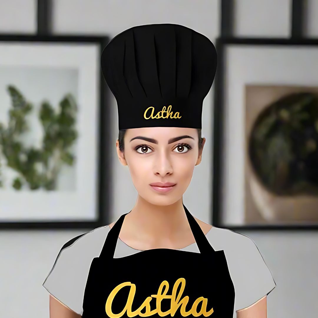 Personalized Apron with Name for Kitchen Baking Cooking - Queen Cakes