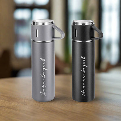 Personalized Thermos Cup For Tea Coffee Set of – Nutcase