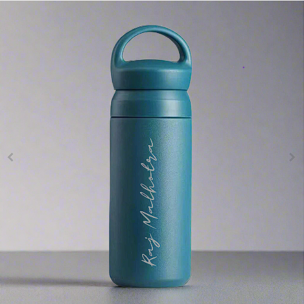 Personalized Thermos Water Bottle 500ml - Stainless Steel Bottle with Name