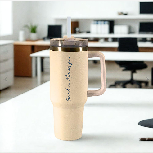 Nutcase Custom Mugs with Name Large Coffee Tumbler Cups 1200ml