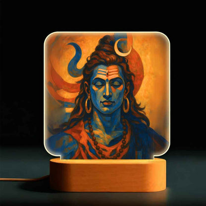 Shiva Lamp with LED Light – Divine Glow for Home Temple & Meditation Space