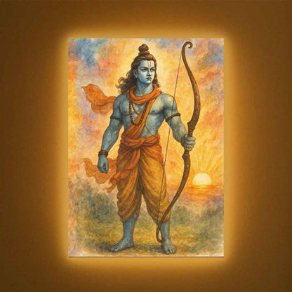 Shree Ram Art with LED Light
