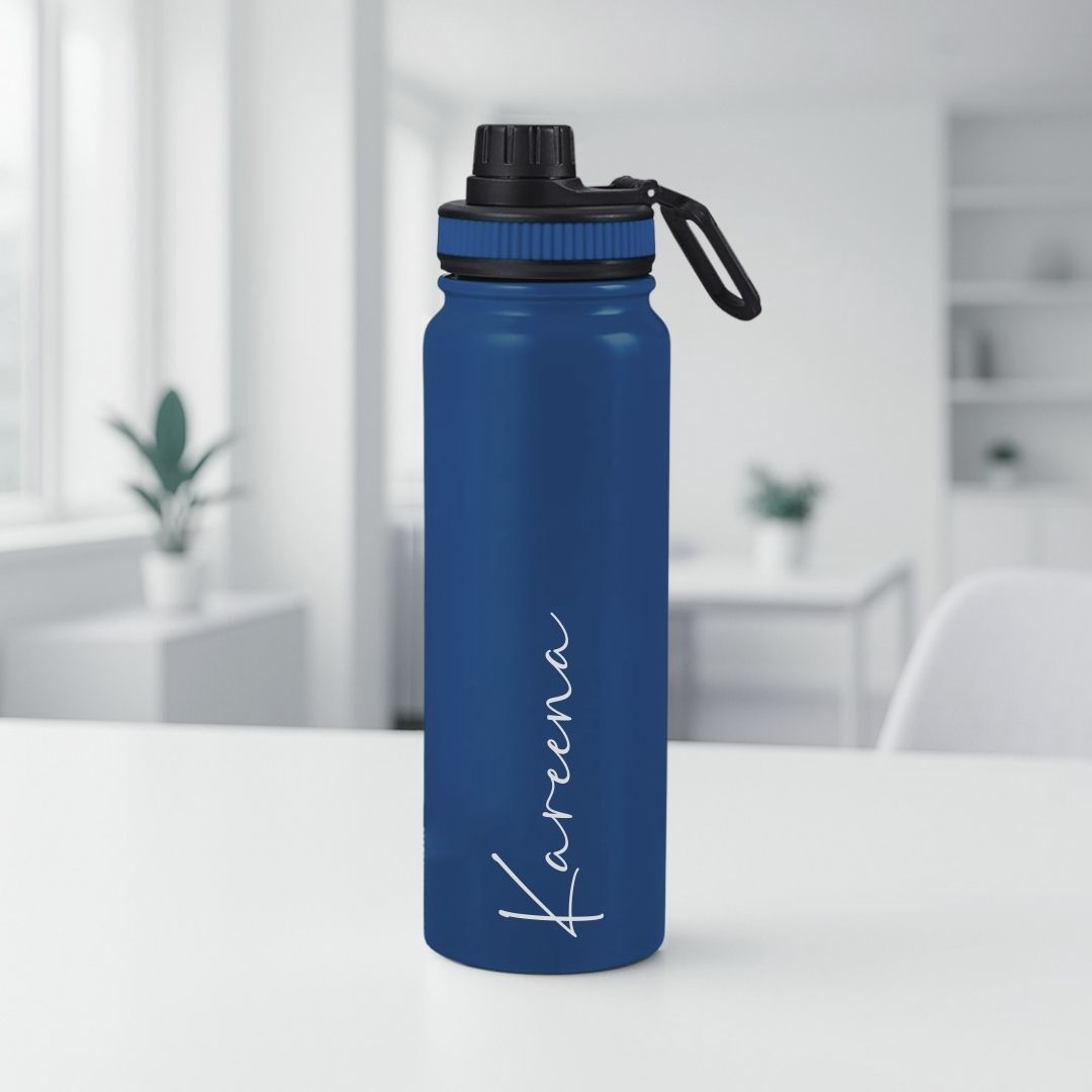Nutcase Custom Water Bottles with Name 800ml Double Insulated  Bottles - Keeps Water Hot/Cold for Hours