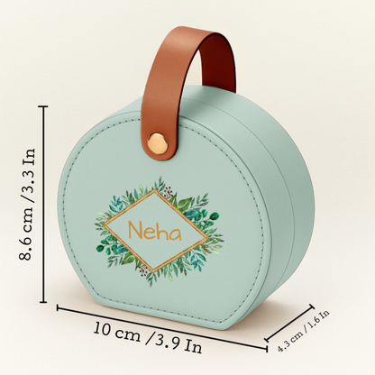 Customised Jewellery Box for Ladies Earring, Ring, Necklace - Mini Jewelry Box