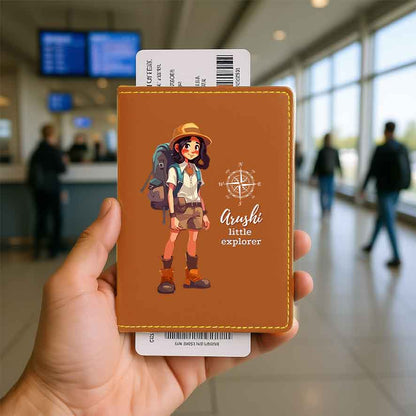 Childrens Passport Holder For Kids  - Little Explorer